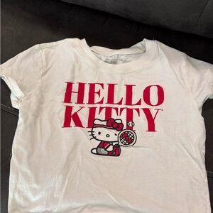 Hello Kitty White and Red Crop Top